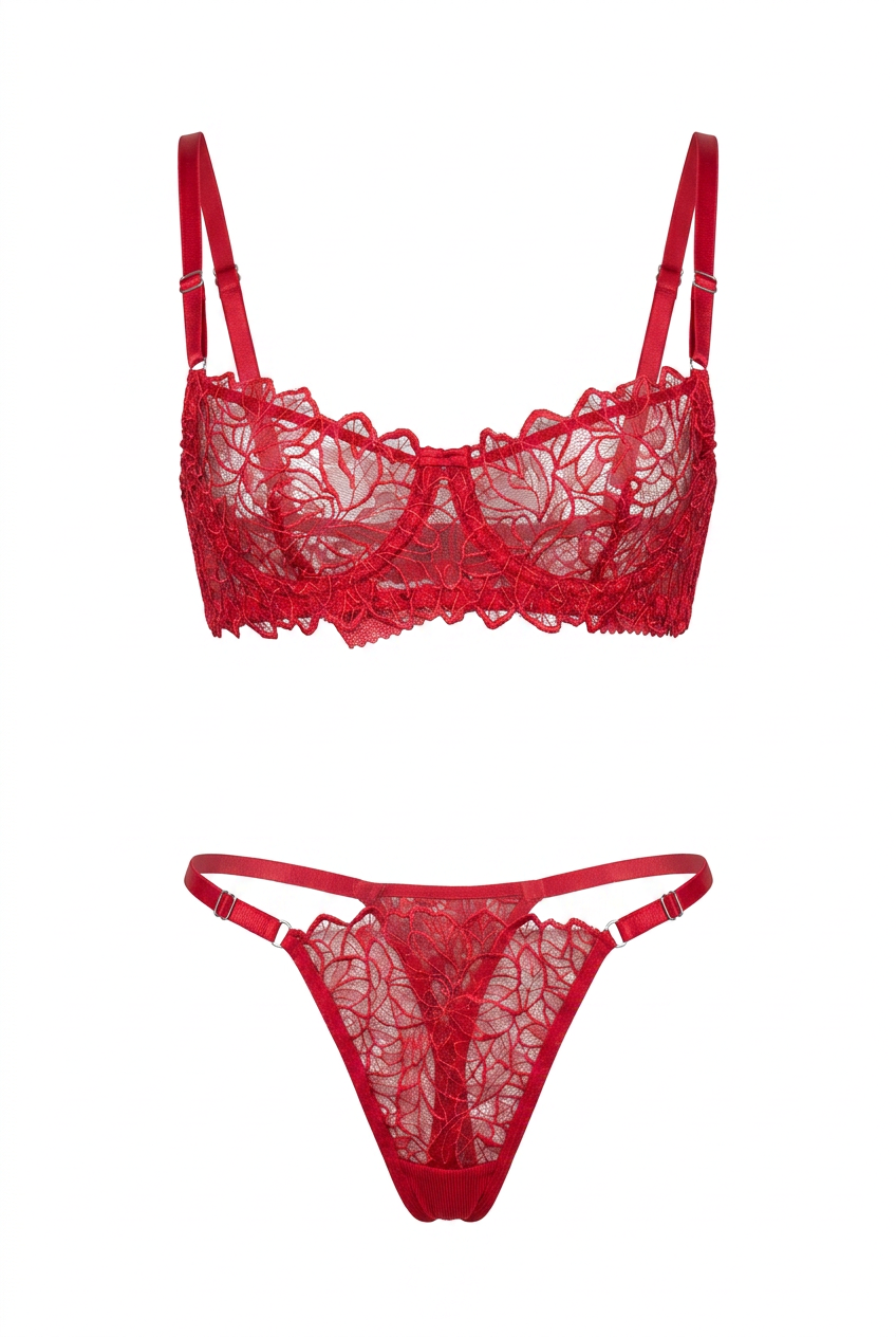 Baser Dessous-Set – Rot