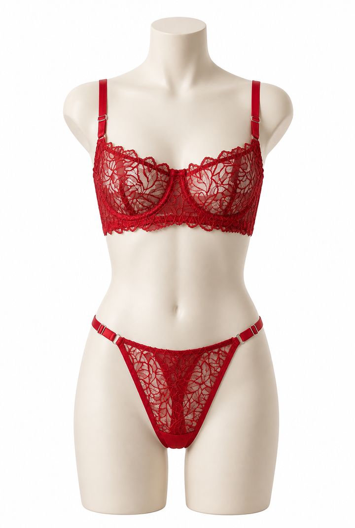 Baser Dessous-Set – Rot